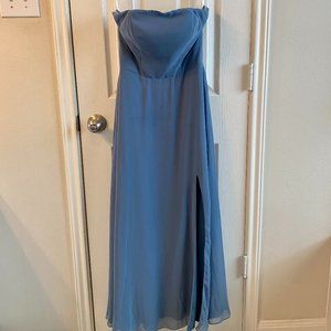 Dear Cleo Strapless Floor-Length Gown